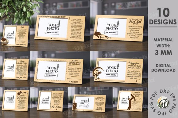 3D Father’s Day Photo Frames Bundle: A Designer’s Honest Take