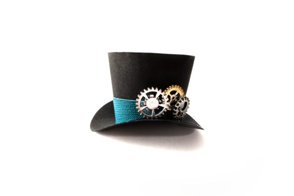 3D Mini Top Hat SVG for Graphics and Crafts
