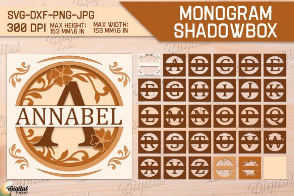 3D Shadow Box Alphabet Bundle for Premium Branding and Packaging