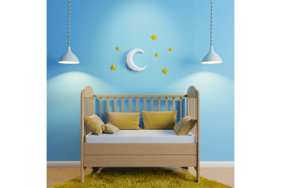 3D SVG Moon Stars for Centerpieces and Branding Magic