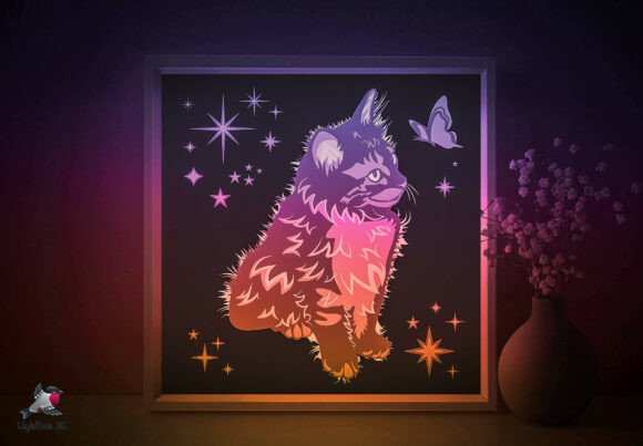 3D SVG Shadow Box Design for a Charming Lightbox Project