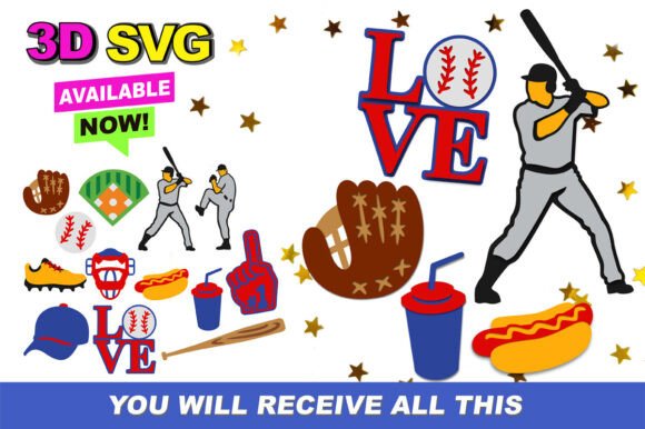Baseball 3D SVG: A Dynamic Design Asset for Sports Branding