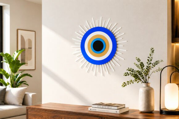 Evil Eye Trophy 3D SVG: A Design Asset for Creative Content Publishing
