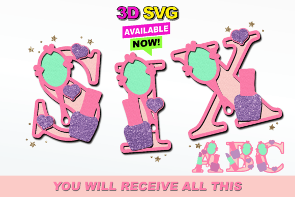 Make Up Alphabet 3D SVG β A Versatile Shape for Crafting Projects
