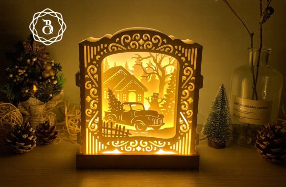 Pop-Up Card 3D Christmas Truck: A 3D SVG Review for Sellers